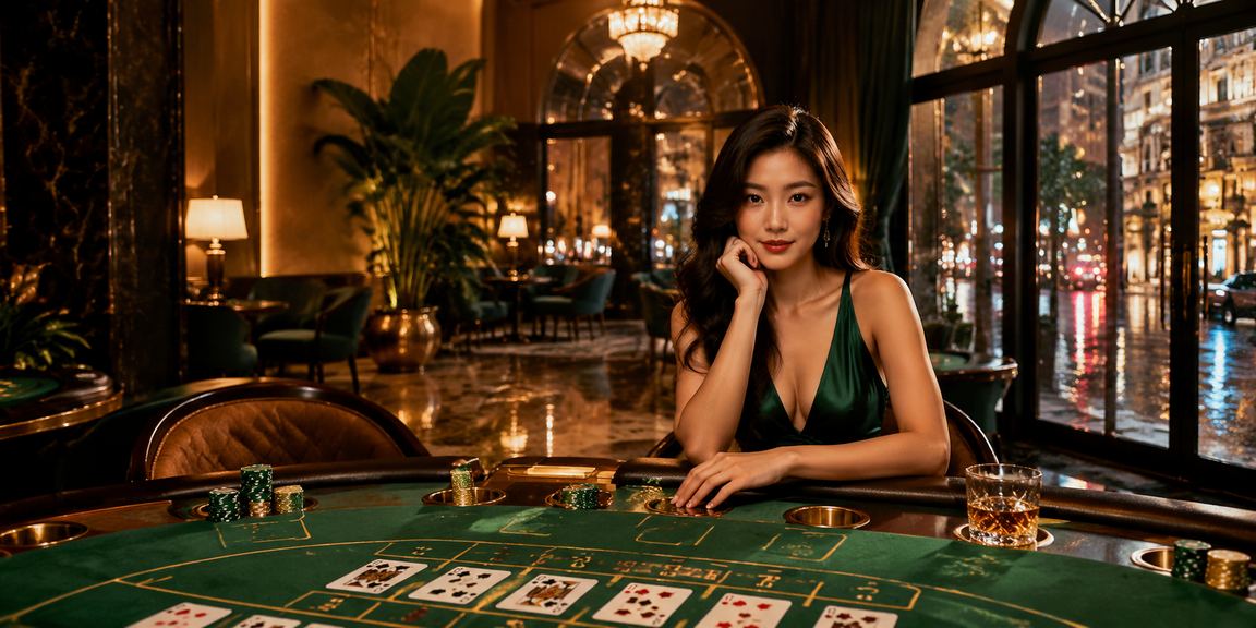 Người chơi baccarat tại TP. Hồ Chí Minh vừa uống cà phê vừa theo dõi bàn live casino