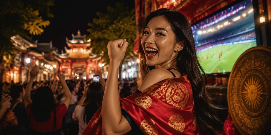 Người chơi Việt Nam theo dõi kết quả cá cược thể thao trên điện thoại buổi tối